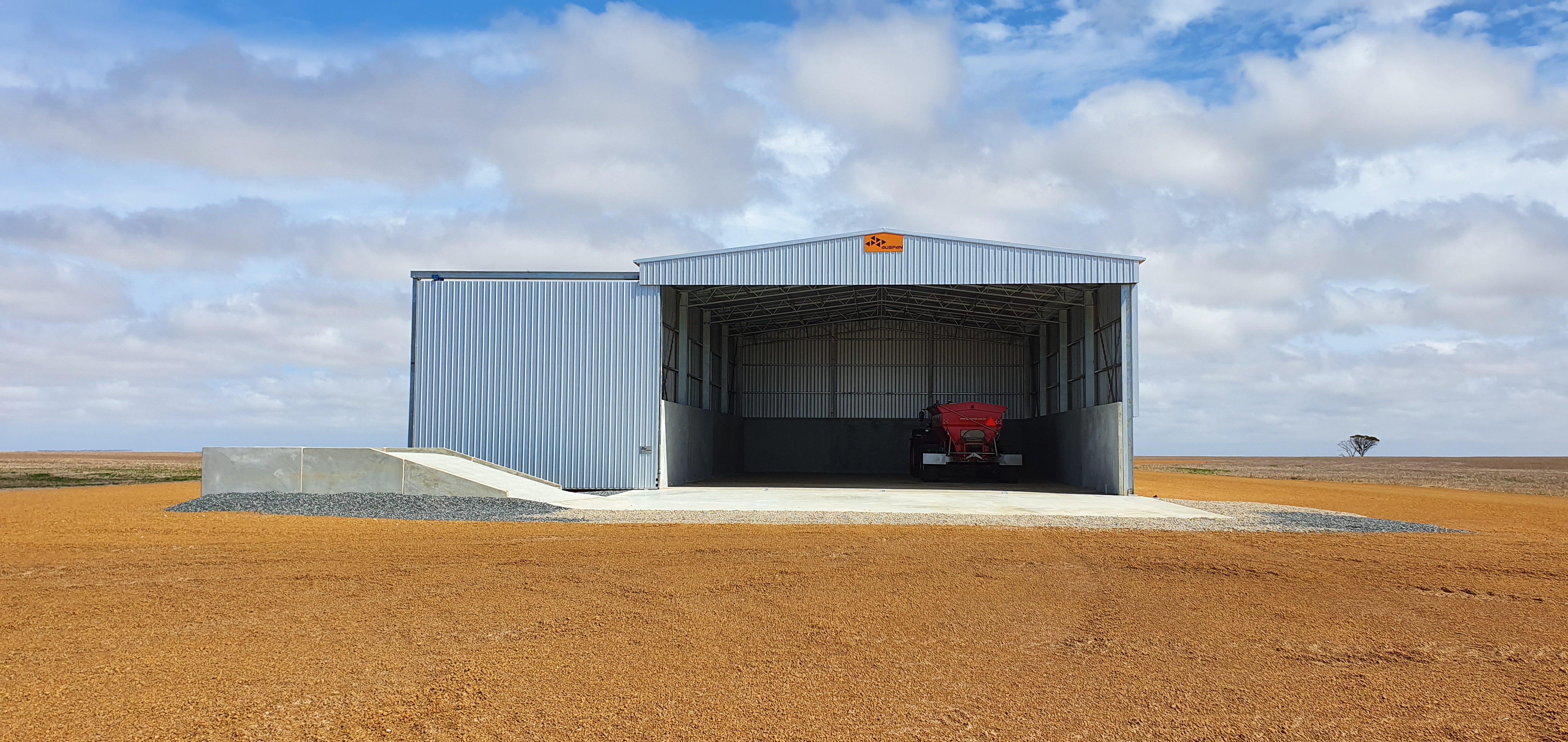 fertilizer shed and workshop shed for kirk jeitz