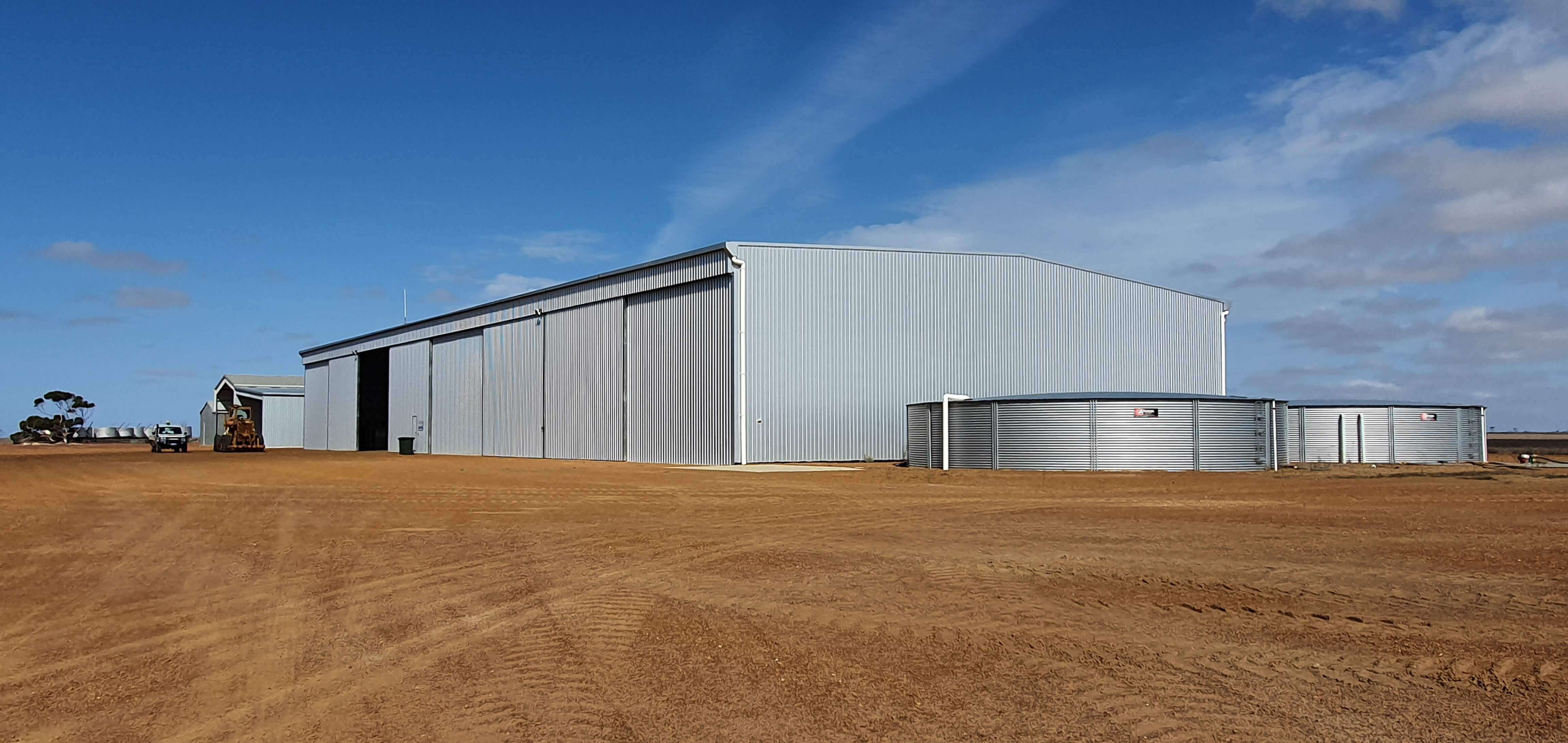 Fertilizer Shed and Workshop Shed for Kirk Jeitz